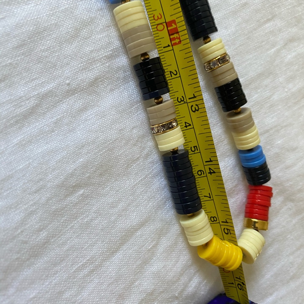 Kate Spade multicolor flatbead necklace - Picture 6 of 6
